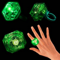 Green Light Up Diamond Ring
